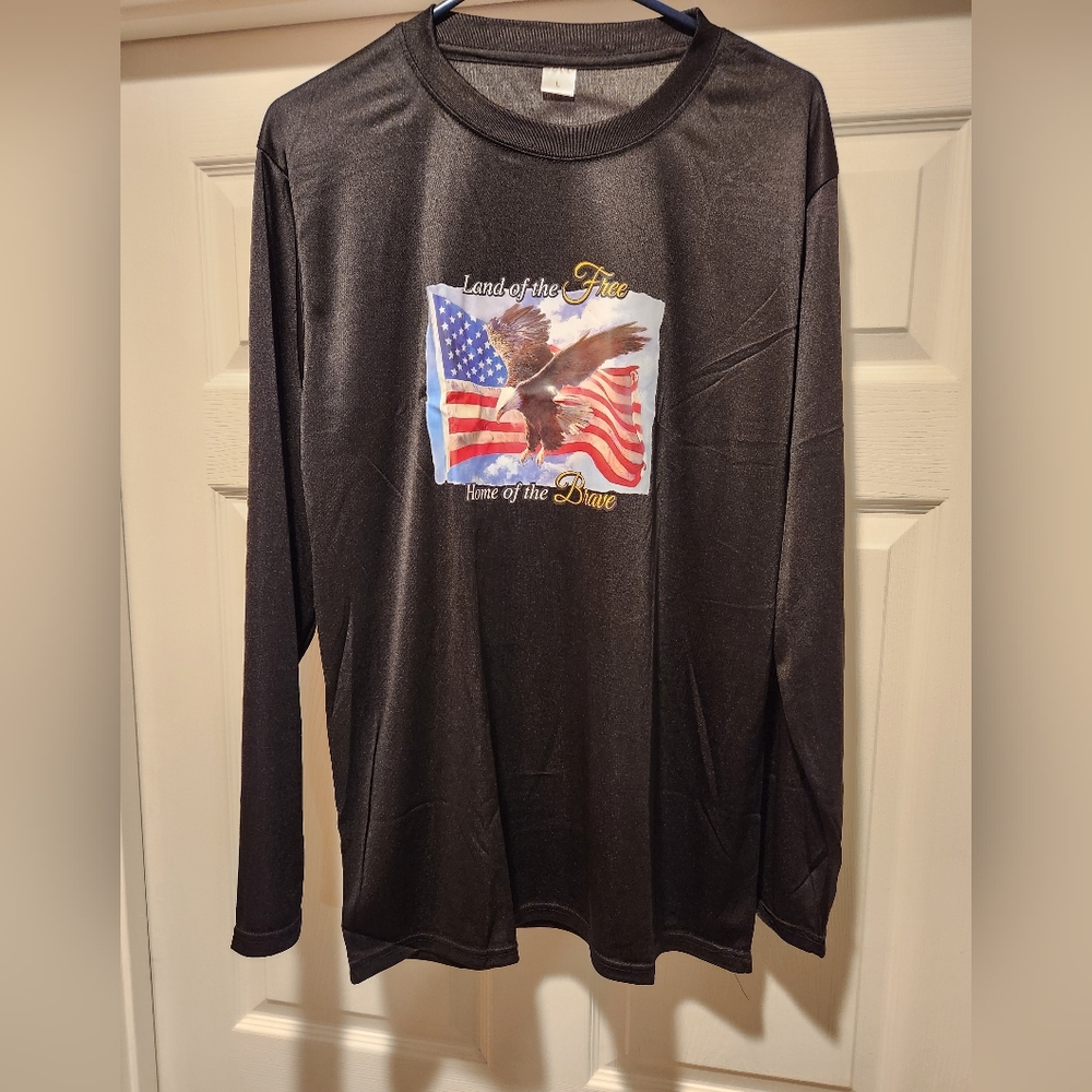 Land of the free long sleeve t